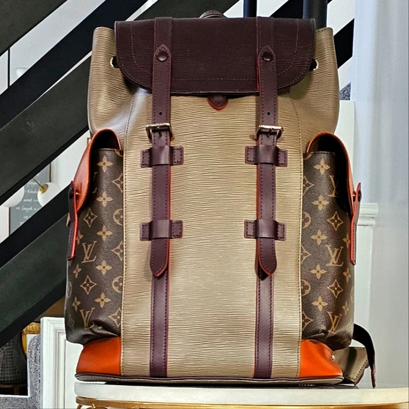 Louis Vuitton Other - Louis Vuitton Limited Edition Epi Leather With Monogram Christopher Backpack